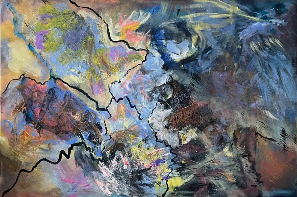 Acrylic painting
